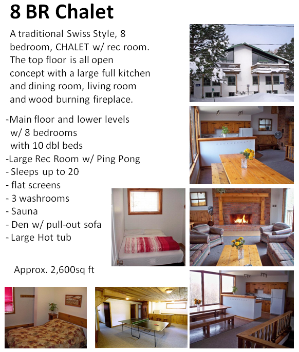 8 Bedroom Chalet