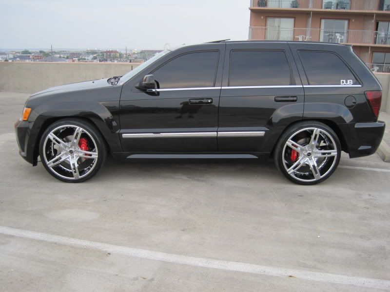 My Jeep SRT Blown On 24's Love it or hate ithere it is Cherokee SRT8