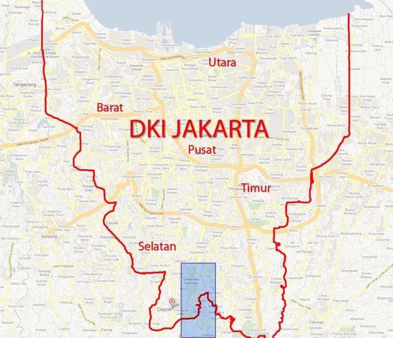 Map Jakarta Cirebon