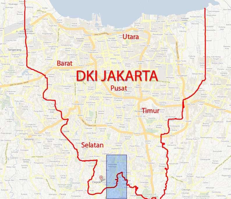 google maps jakarta