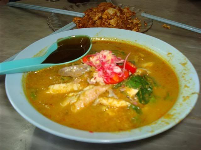 laksa lemak. A novelty: Laksa lemak in