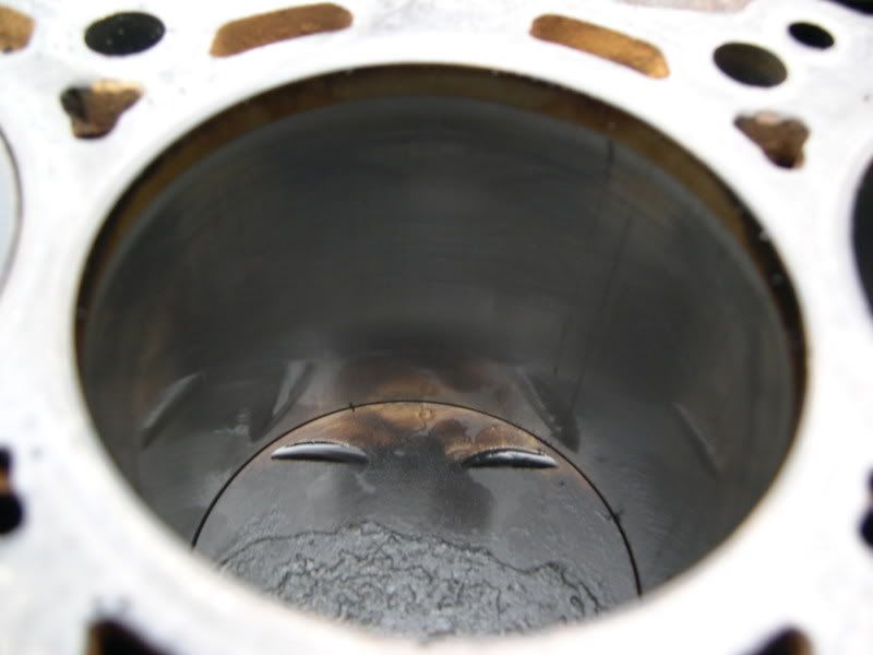 Glazed cylinder bores...