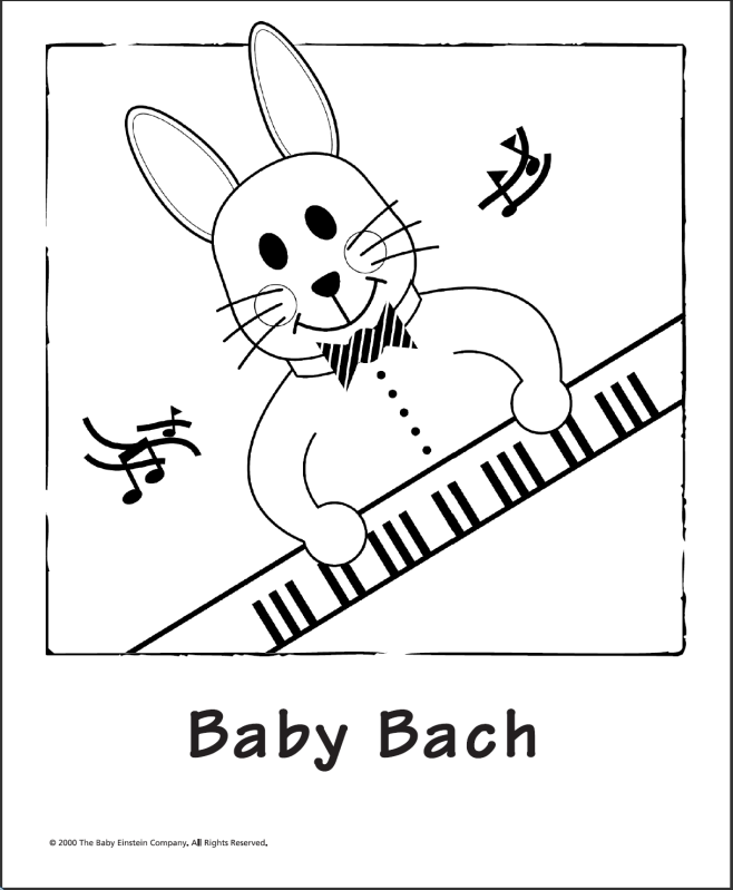 baby bach coloring pages - photo #1
