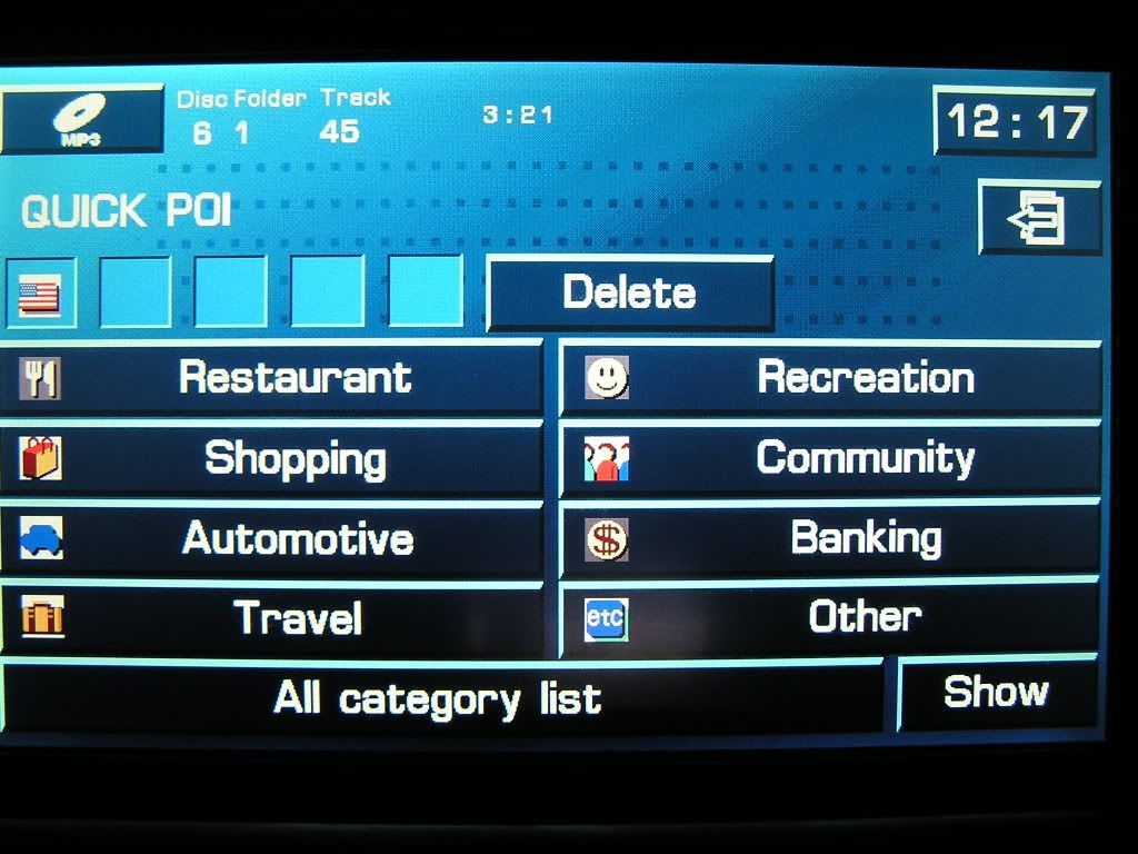 navigation system Cadillac Owners Forum