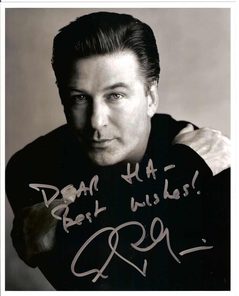 Alec Baldwin Autograph