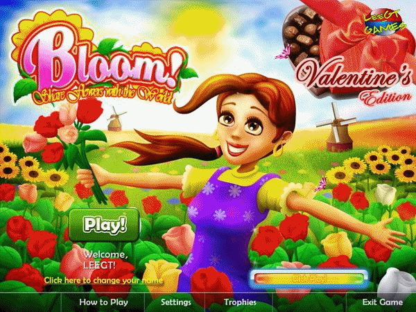 Bloom! Share Flowers with the World: Valentine's Edition
