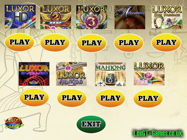 Luxor Super Pack (9 Games In 1)