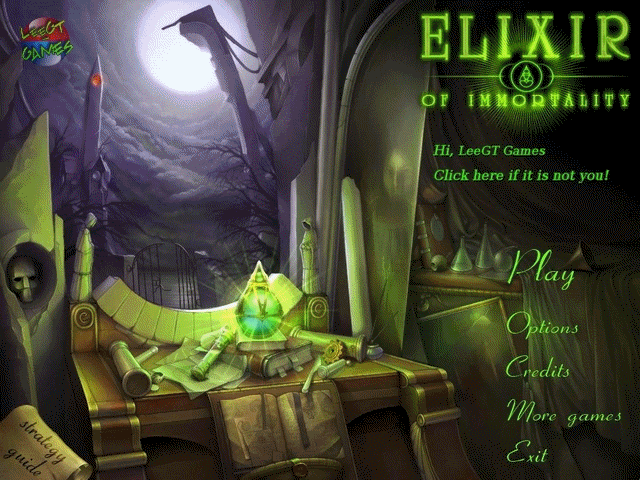 Find the Elixir!?INCLUDES the Strategy Guide! Elixir of Immortality 