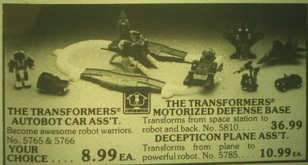 ad with omega supreme and other toys