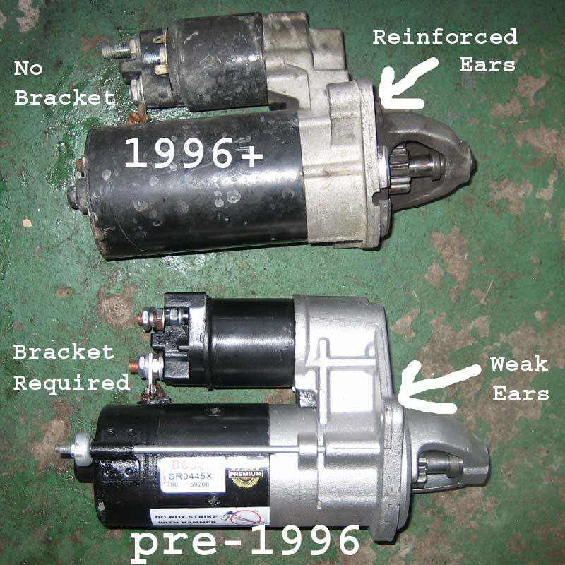 Bmw e36 starter motor change #4