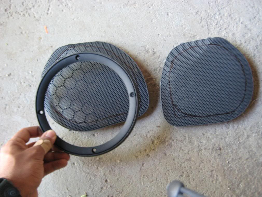 03 Honda civic speaker size