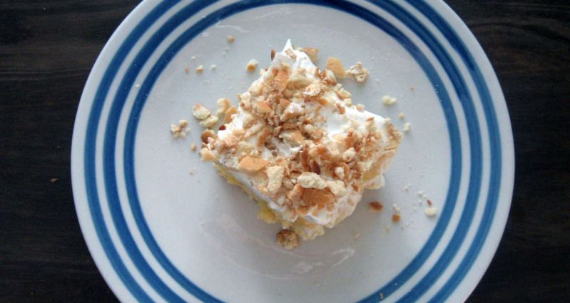 Banana Pudding Poke Cake by freshfromthe.com