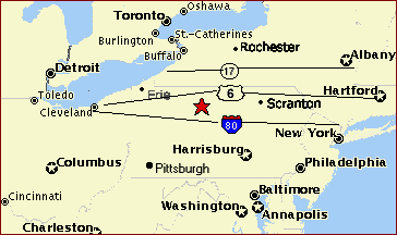 Map of Regional Area