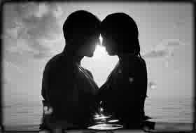black and white water kiss Pictures, Images and Photos