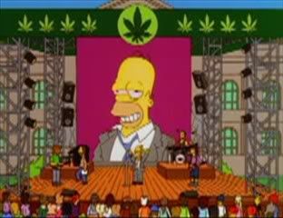 Homer On Weed