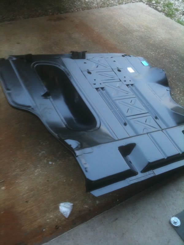 '55 convertible trunk pan replacement