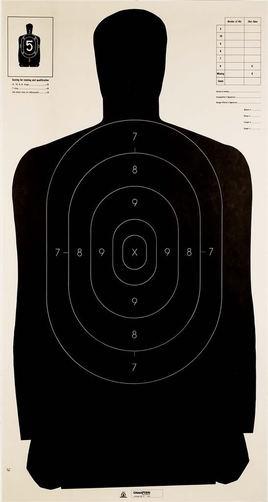 target practice paper. and go practice shooting: