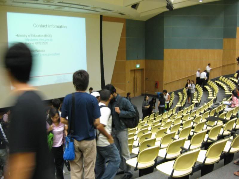Lecture hall in NTU