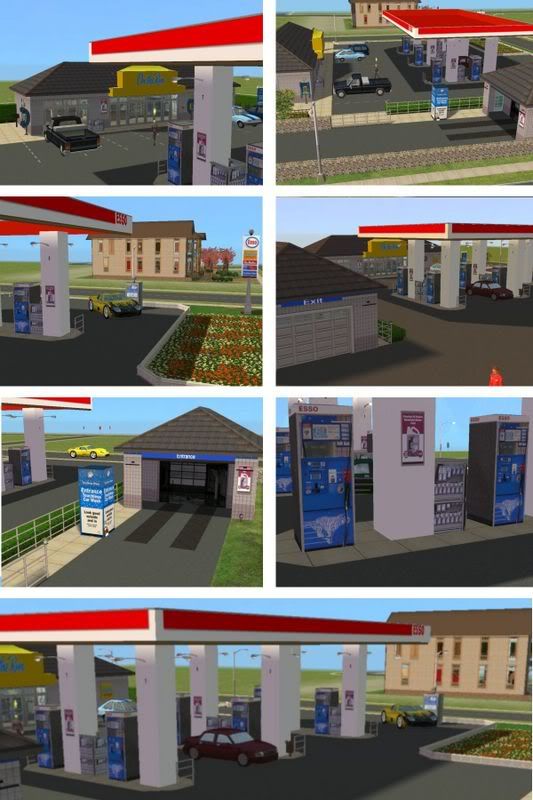 topic - ESSO Gas Station