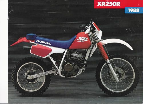 1988 Honda xr250 #6