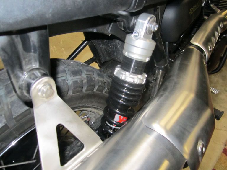 Scrambler sag with YSS rear shocks Triumph Rat Motorcycle Forums