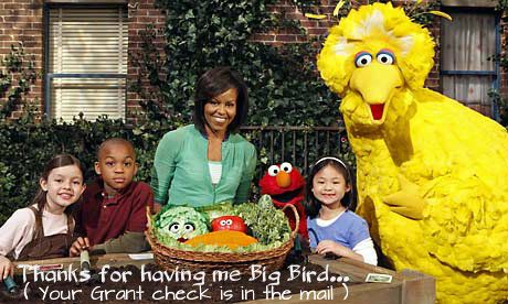Michelle-Obama-on-Sesame--001 Pictures, Images and Photos