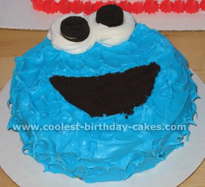  Birthday Cakes on Cookie Monster Head Cake Graphics Code   Cookie Monster Head Cake