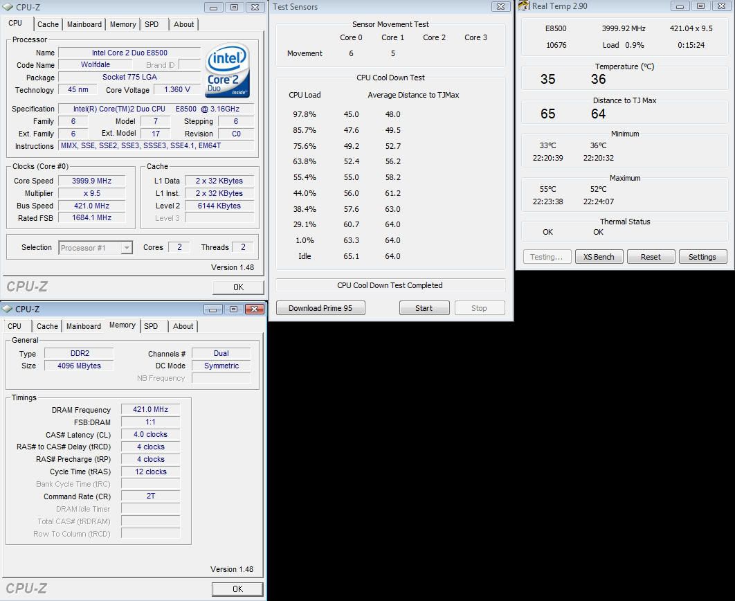 Core 1 is stuck?