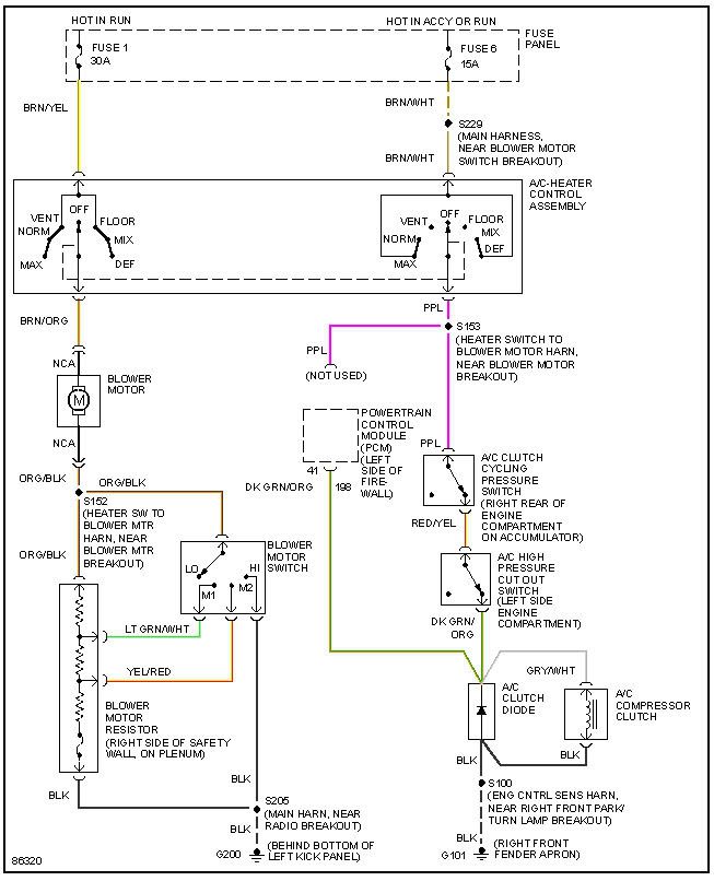 Help Need 97 F350 Wire Diagram For Inside Ford