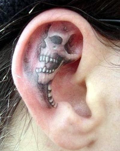 behind ear tattoos_18. ehind ear tattoos_18. cool