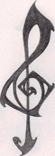 Music Note Tribal