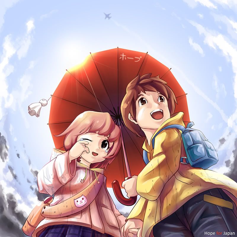 Title : Under the Red Umbrella