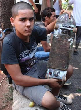 Cuban Skateboard in Havana,Rene Lecour photo skateboarding
