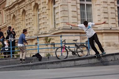 Cyril Bayon BS Tailslide in France,skateboarding france,back tailslide