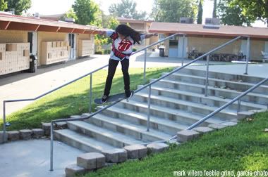 Mark Villero,feeble grind,skateboarding,Agoura Hills,California