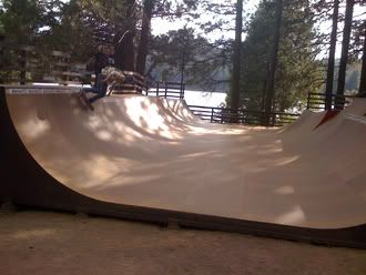 Skate camp mini ramp