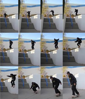Rudy Garcia BS 5050 skateboarding