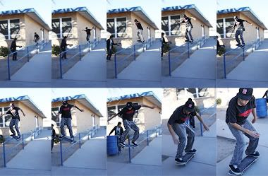 skateboarding,feeble grind,Rudy Garcia