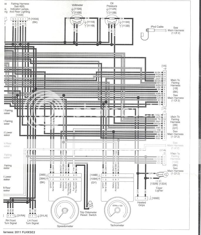 Can I put a CVO Streetglide amp and speakers in my bike ... harley davidson speaker wiring diagram 