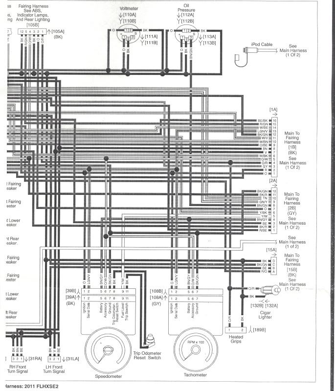 Can I put a CVO Streetglide amp and speakers in my bike ... harley davidson speaker wiring diagram 