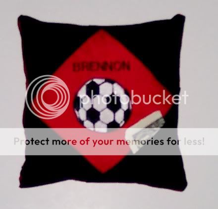 PERSONALIZED Tooth Fairy Pillow for a SOCCER fan  