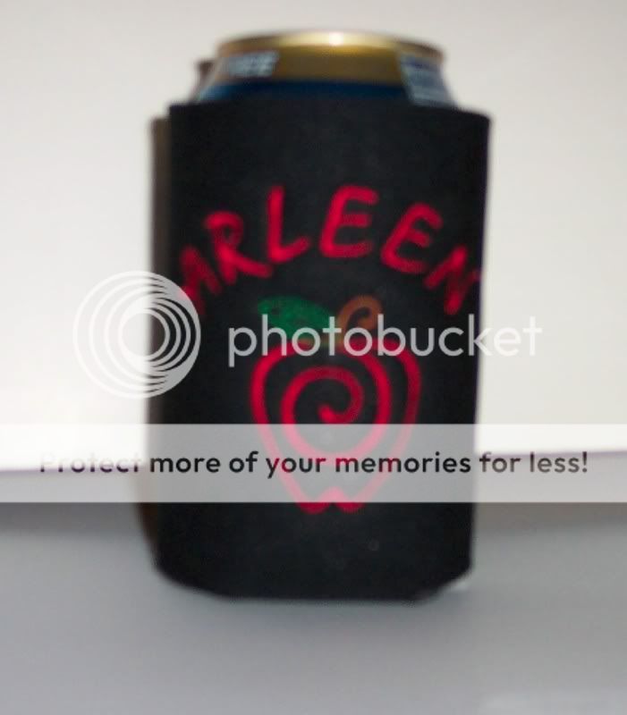 Personalized Embroidered Koozie Can Cover with Pictures