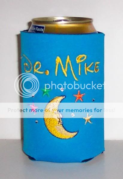 PERSONALIZED EMBROIDERED Koozie Can Cover WITH PICTURES  