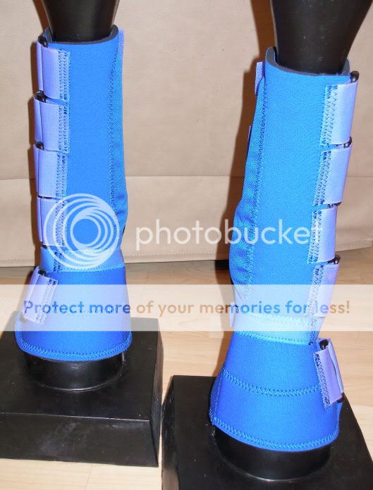 Royal Blue SMB 4 1 Combo Boots Horse Tack Lot Reining Roping Combination Barrels