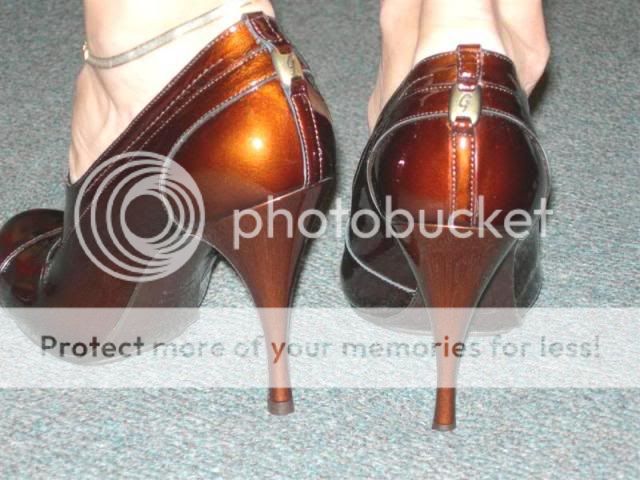 Gibellieri 1795 Rust Patent Shoe Boots Heels 36.5 / 6.5  