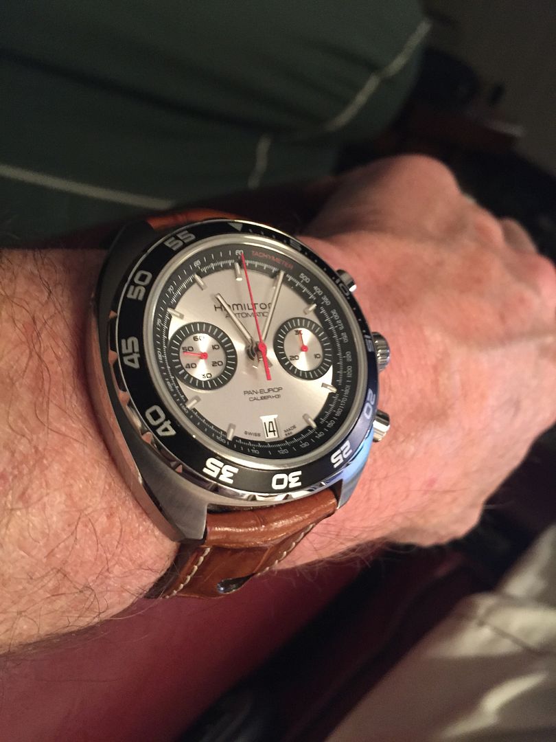 SOLD! FS: Hamilton Pan Europ Chronograph (Silver Dial ...